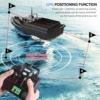 RC Fishing Bait Boat with Bag GPS Auto Return 2KG Load Bin 500M Distance Night Light 12000mah 6 Hours RC Ship Toy 2