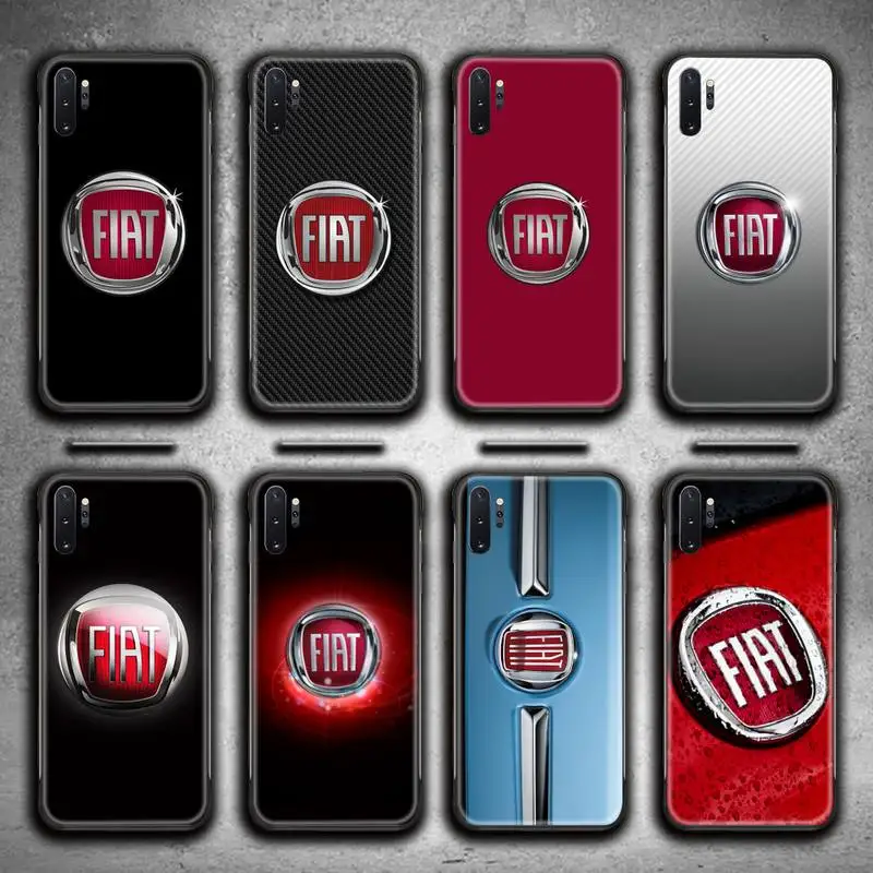 

Fiat Car Logo Phone Case For Samsung Galaxy Note20 ultra 7 8 9 10 Plus lite J7 J8 Plus 2018 Prime M21