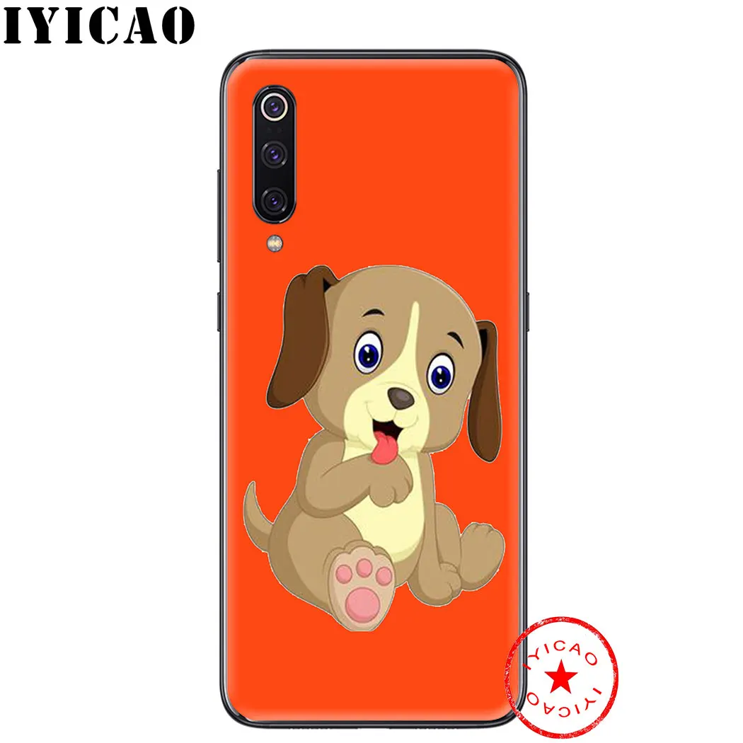 IYICAO с героями мультфильма Щенячий красный orange мягкий чехол для Xiaomi mi A3 A2 A1 8 Lite 9 Se
