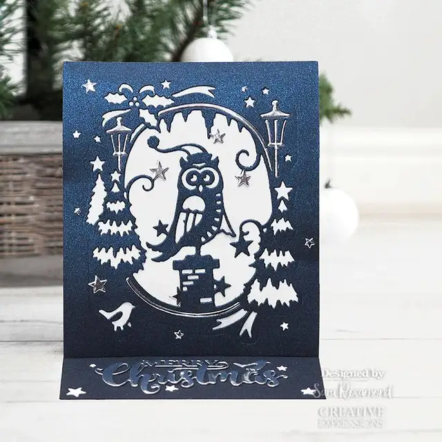 Dies Scrapboking Metal Christmas Carols Cutting Kézműves Dombornyomás Készítsen Papír Üdvözlőkártya Sablont Sablon Diy Kézzel Készített 2021 Új - Image 2