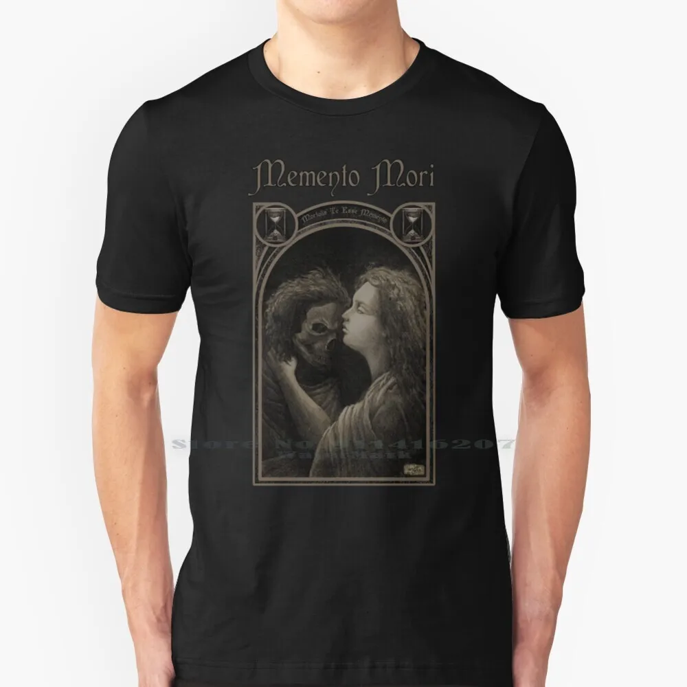 Memento Mori T Shirt 100% Puro Cotone Memento Mori Nvdxavier Death Gothic Memento Mori