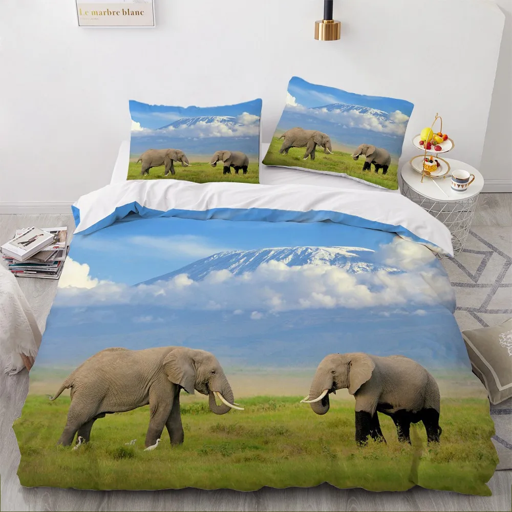 

Bedding Sets 3D Custom Duvet Quilt Cover Set Comforter Bed Linen Pillowcase King Queen Full Double Animal Dinosaur Home Texitle