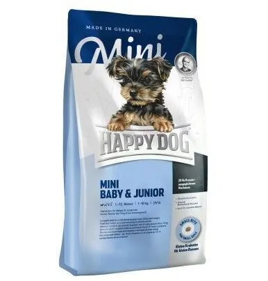 Happy Dog Supreme Young Mini Baby&ampJunior корм для щенков мелких пород Птица 300 г. | Дом и сад