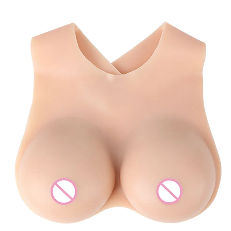

1200g Artificial Silicone Breast Forms Fake Boobs False Breasts Prosthesis For Crossdresser Transgender Shemale Cosplay