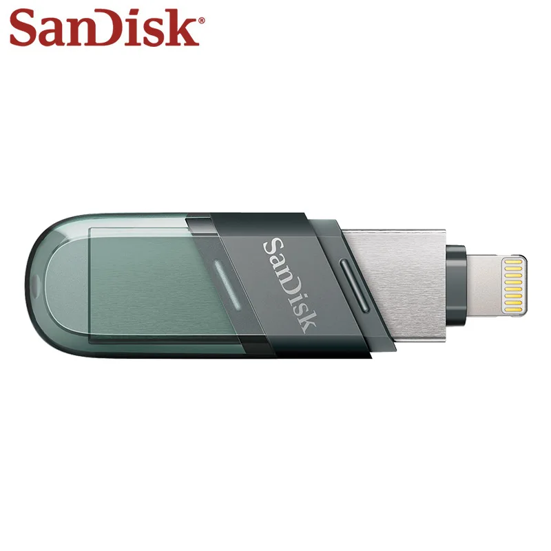 100% Original SanDisk USB Flash Drive iXpand  64GB 128GB 256gb USB 3.1  Flash Disk With Type A Lightning Port Memory Stick usb pen drive USB Flash Drives