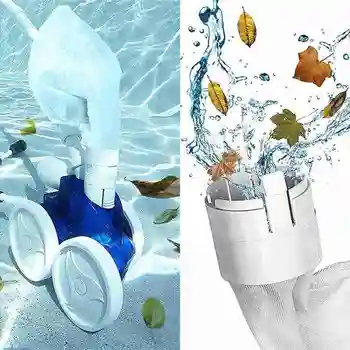 

1pc Swimming Pool Filter Bag For Vacuum Cleaner Replacement Accessories All Purpose Suction Machine White Zipper Bags Parts New