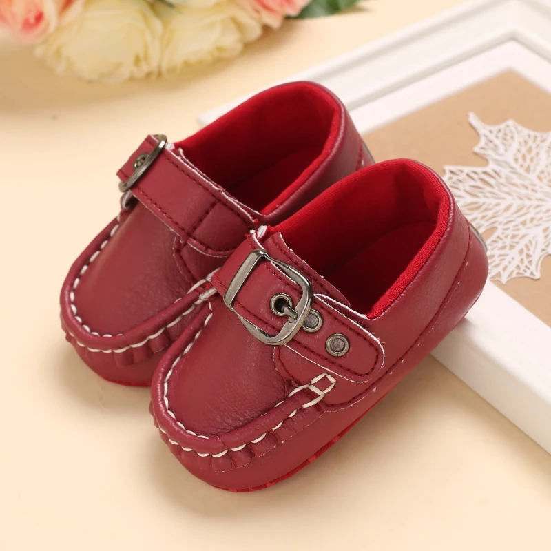 Baby Spring And Autumn Style Lovely Bow Solid Color Soft Sole Princess Shoes 0-18 Months Newborn Baby Casual Walking Shoes