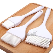 3 размера, 25,5 см, 26 см, 27 см, хорошее качество, белая силиконовая щетка, мягкие щетки, масло, барбекю, выпечка, гриль, кисти, сделай сам, товары для домашней выпечки