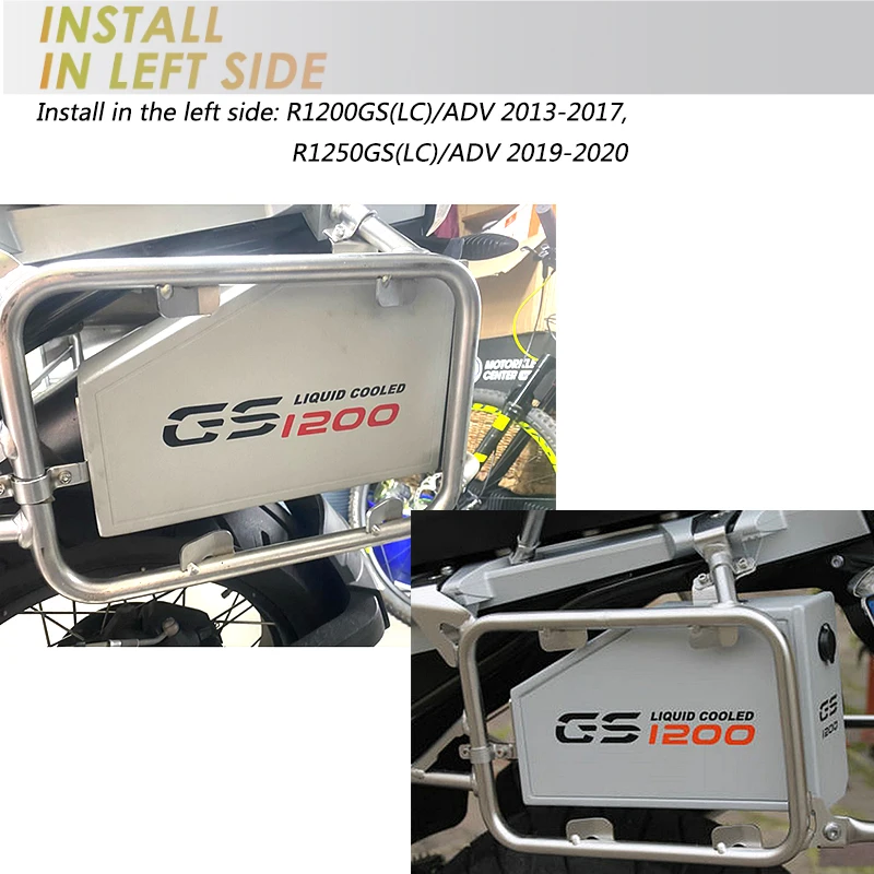 New Arrival! Tool Box For BMW R1250GS R1200GS LC ADV Adventure 2013-2020 Decorative Aluminum 5 Liters ToolBox Left Side Bracket (9)