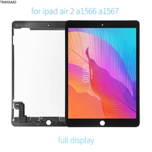 9.7'' a1567 a1566 lcd display assmebly replacement For ipad air 2 lcd touch screen digitizer complete