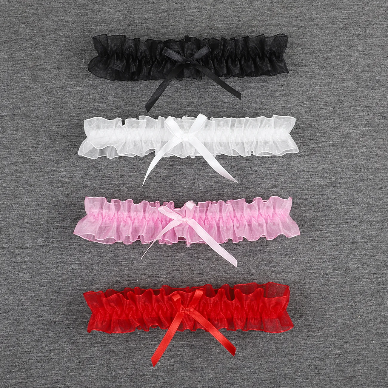 Women Bow Leg Ring Sexy Lingerie Lace Garter Belt Bowknot Leg Loop