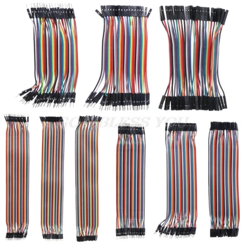 

40Pcs Cables M-F/M-M/F-F Jumper Breadboard Wire Colorful GPIO Ribbon for DIY Kit Drop Shipping