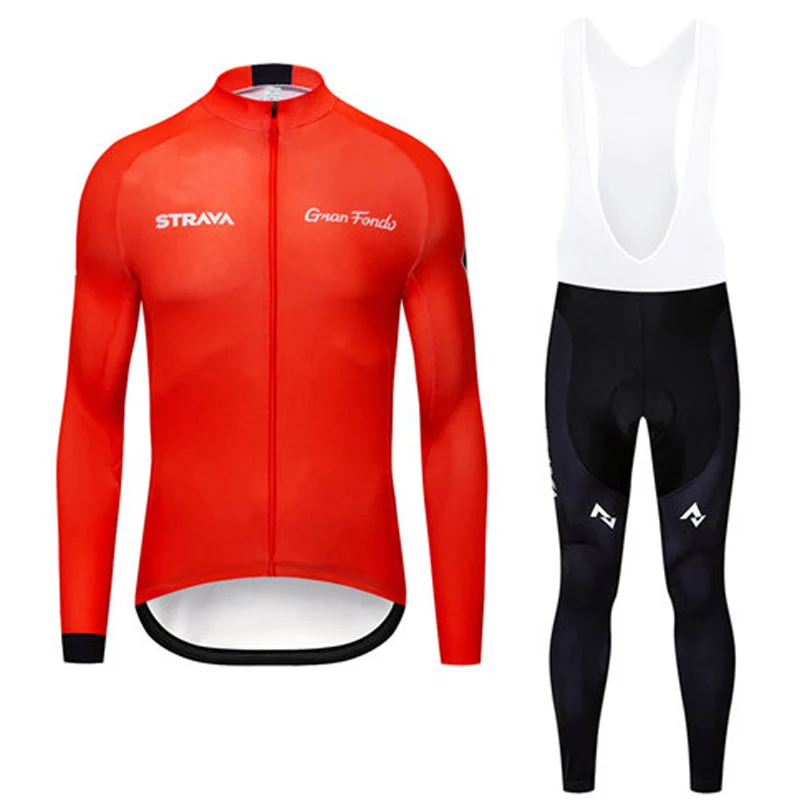 Strava Мужская одежда для велоспорта на весну и осень, одежда для шоссейного велосипеда, одежда для гонок с длинным рукавом, Быстросохнущий комплект из Джерси для велоспорта, Ropa Ciclismo