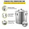 VEVOR 20L 30L 50L 70L Alcohol Distiller Machine Beer Brewing Equipment DIY Wine Moonshine Apparatus Dispenser Kit Home Appliance 5