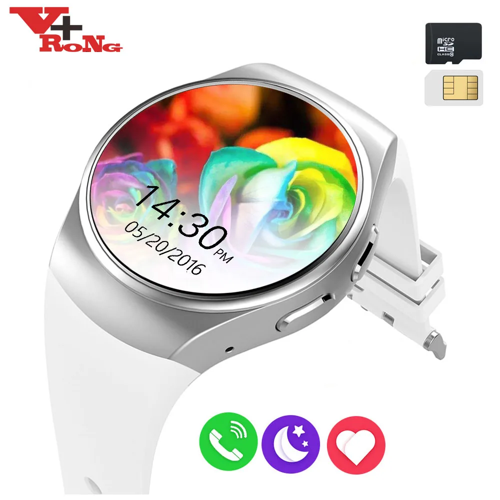 Smart Watch Watches Wach Men Women Bluetooth Phone Sim Card Full Touch Screen Smartwatch Compatible with Android IOS | Электроника