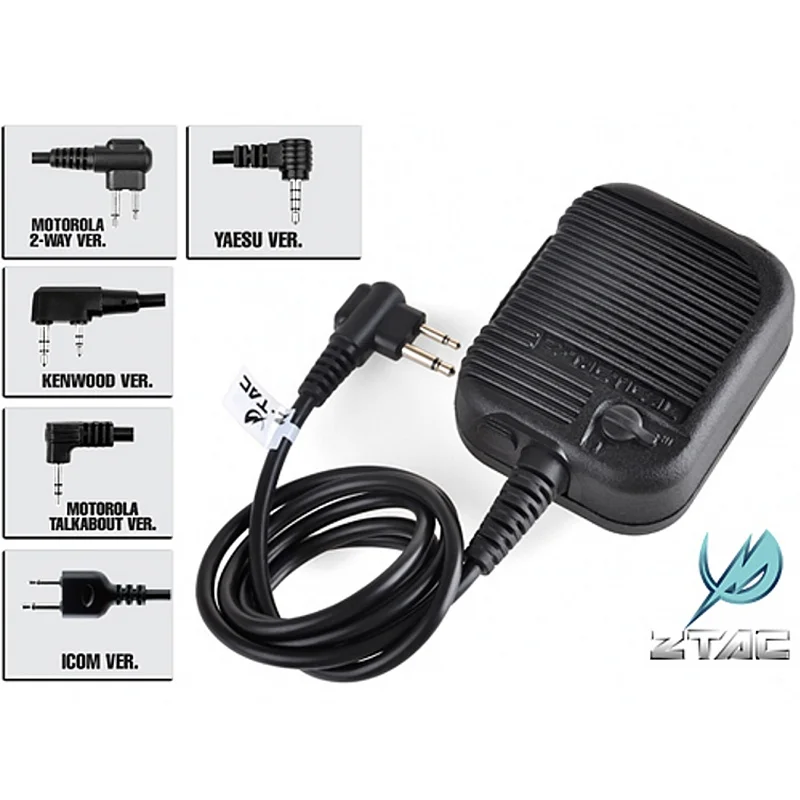 

Z Tactical Softair USMC Intercom PTT Military Headphones Push To Talk Adapter Kenwood Miland Airsoft Headset Accessories Z126