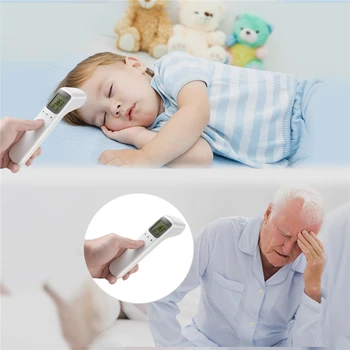 

Portable Digital LCD Baby Thermometer Body Non-Contact Measurement Forehead Ear Adult Body Fever IR Infrared Children Termometer