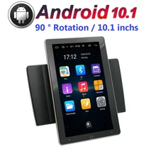 Android 10.1 Auto Draaibare 10.1 Inch Universele Auto Radio Multimedia Stereo Audio Gps Navigatie Dubbel 2 Din Radio Head Unit