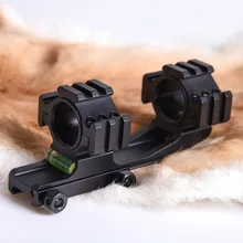 Один кусок Пикатинни крепления 25,4/30 мм прицел кольца принадлежности для охоты с пузырьковым уровнем для тактического ружья AR15 Охота