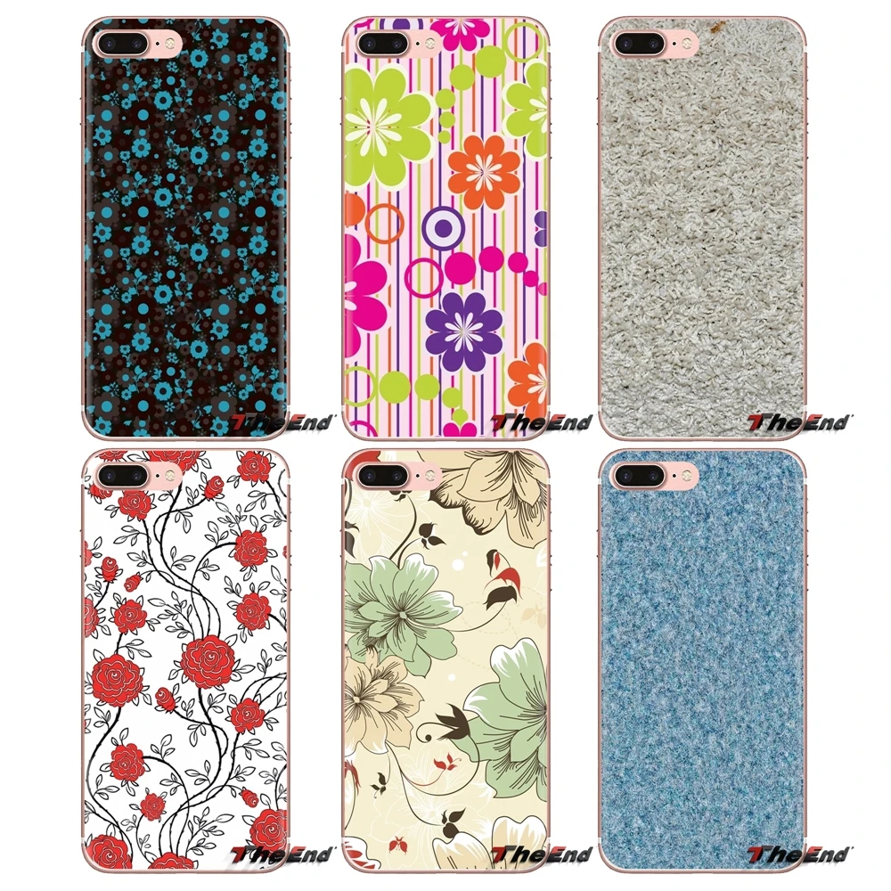 Textures Surface Color For Samsung Galaxy S2 S3 S4 S5 MINI S6 S7 edge S8 S9 Plus Note 2 3 4 5 8 Coque Fundas Silicone Phone Case |