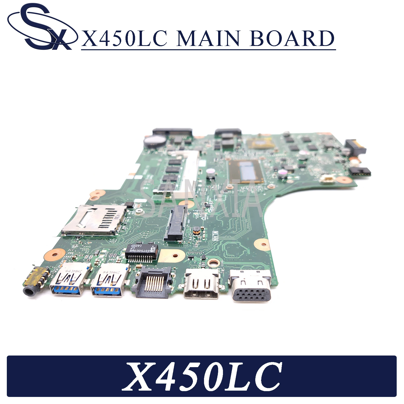 KEFU X450LC Laptop motherboard for ASUS X450LC X450LD X450LB X450L original mainboard 4GB-RAM I5-4200U GT720M-2GB