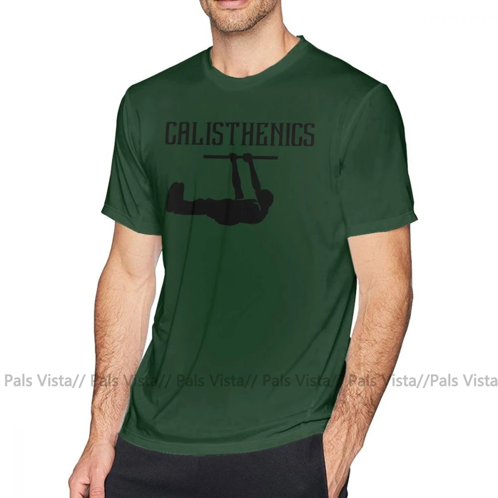 Calisthenics футболка Calisthenics лучшая спортивная футболка мужская большая футболка с принтом короткий рукав 100 хлопок Модная забавная футболка - Цвет: Бирюзовый