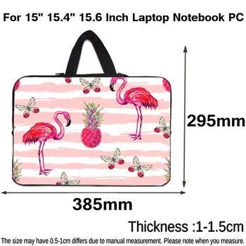 

Mother's Day Gift Pretty Flamingo Pattern Laptop Bag For Huawei Honor MagicBook 15, CHUWI LapBook Plus 15.6" Sleeve Case Handbag