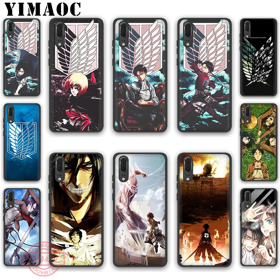 Мягкий силиконовый чехол YIMAOC Attack on Titan Mikasa для Huawei P Smart Z Plus Y6 Y7 Y9 Prime 2018 2019 |