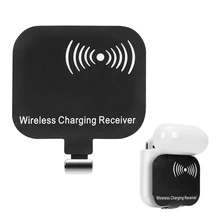 Беспроводное зарядное устройство для Apple AirPods защитный чехол Беспроводное зарядное устройство Зарядка приемник умный чип зарядное устройство аксессуары
