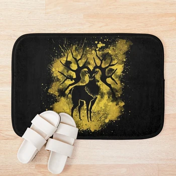 

Golden Deer Splatter Bath Mat 3D Creative Dinosaur Non Slip Bath Mat For Bathroom Carpet Rug Absorbent tapis de bain