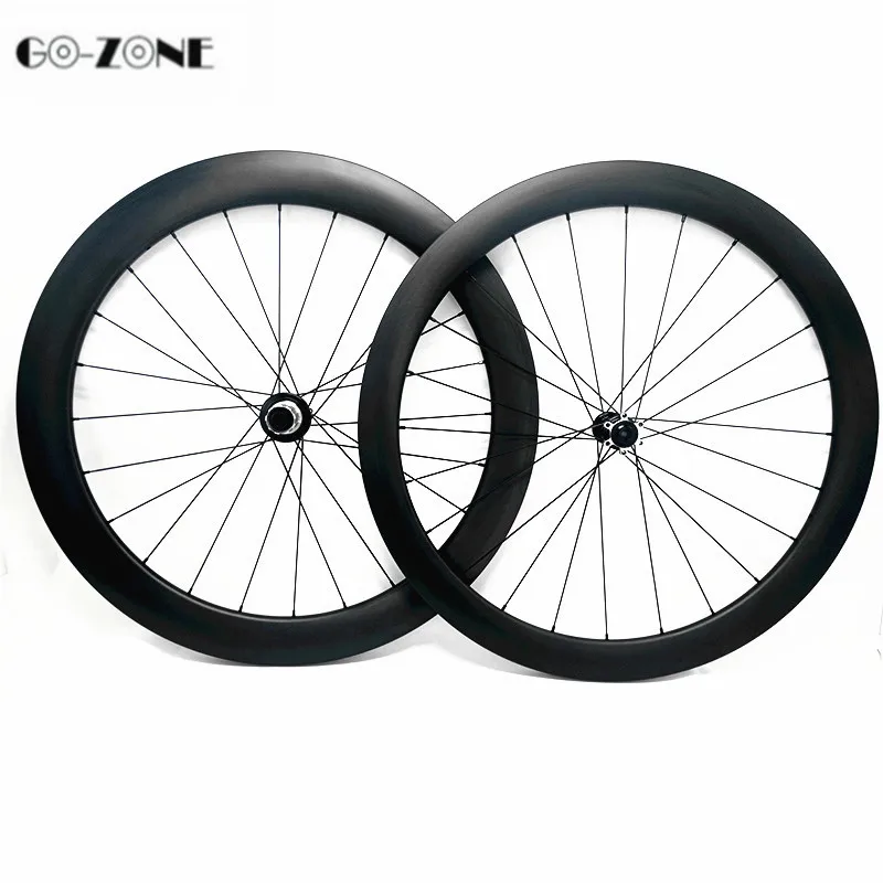 700c дисковые колеса 50x25 мм бескамерные rodas carbono велосипедные Powerway CX32 100x15 142x12