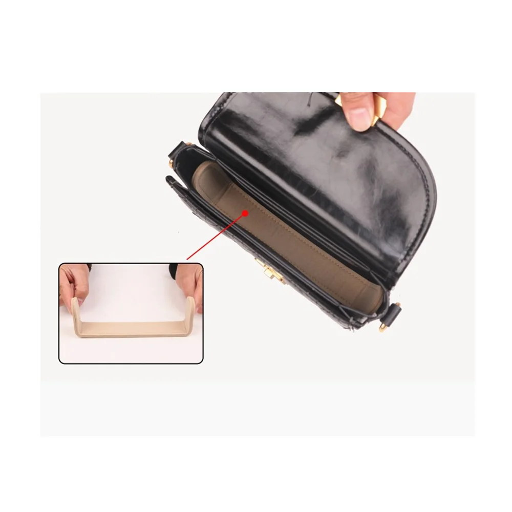 Fits For GG Soho DISCO CameRa Zipper Felt Cloth Insert Bag Organizer Makeup  HandbagTravel Portable Cosmetic Inner Bag