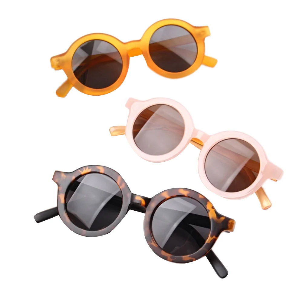 Gafas de sol de 7 colores para bebés, niñas y niños, montura de gato de dibujos animados, para actividades al aire libre, para verano