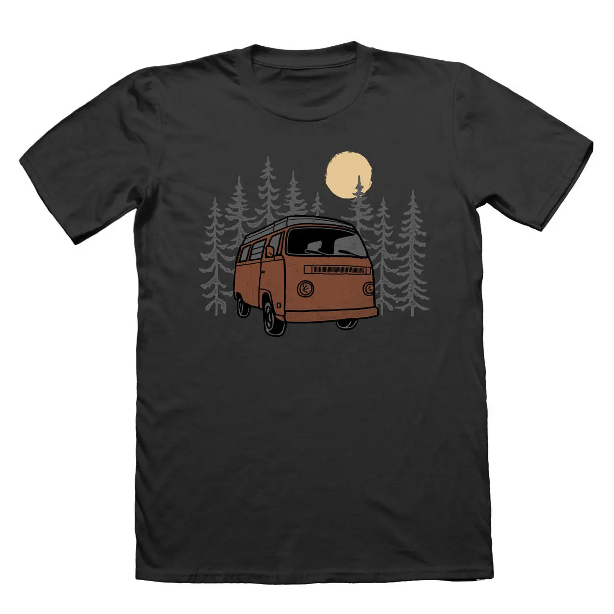 

2019 Summer Style Fashion Sunset Van MenT-Shirt - Beach Camps German car Combi Bus Surfs Tee shirt