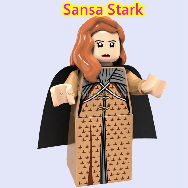 Игра престолов Сезон 8 ночь король Джон Сноу Дейенерис Arya Stark Cersei Lannister Льда и Огня строительные блоки игрушки для детей - Цвет: Sansa Stark