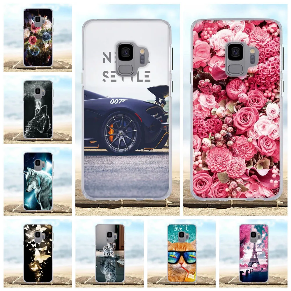 

For Samsung Galaxy S9 Case 3D Pattern Pink Animal Cover For Samsung S9 Case Soft Silicone TPU Bags For Samsung S9 Phone Cases
