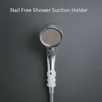 

Silicone Shower Sucker Holder Hole-Free Bathroom Nozzle Suction Cup Seamless Free Shower Head Stickers