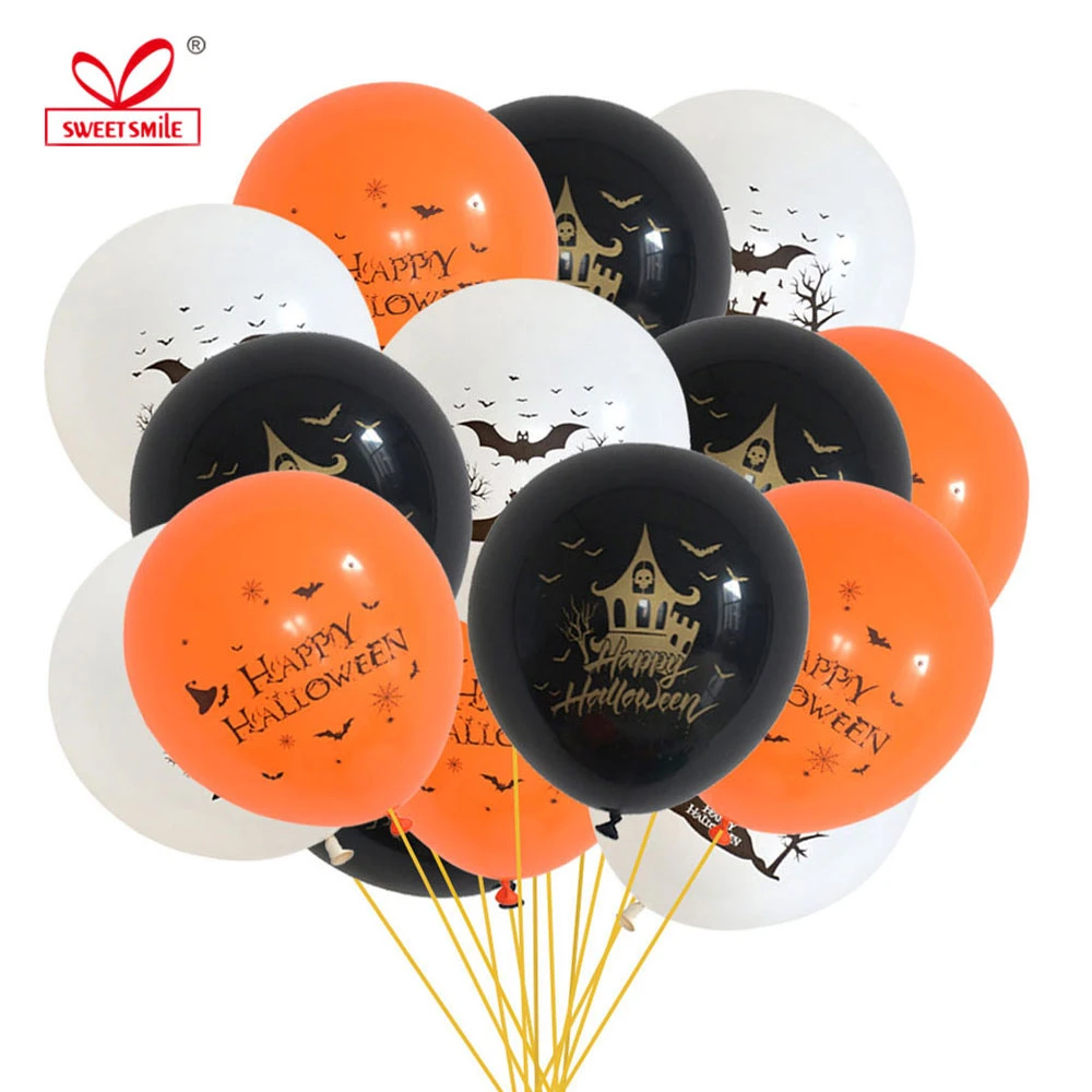 10inch Happy Halloween Ghost Skull Latex Balloons Kids Adults Birthday Decorations Anniversaire Spoof Ballons Party Supplies Ballons Accessories Aliexpress