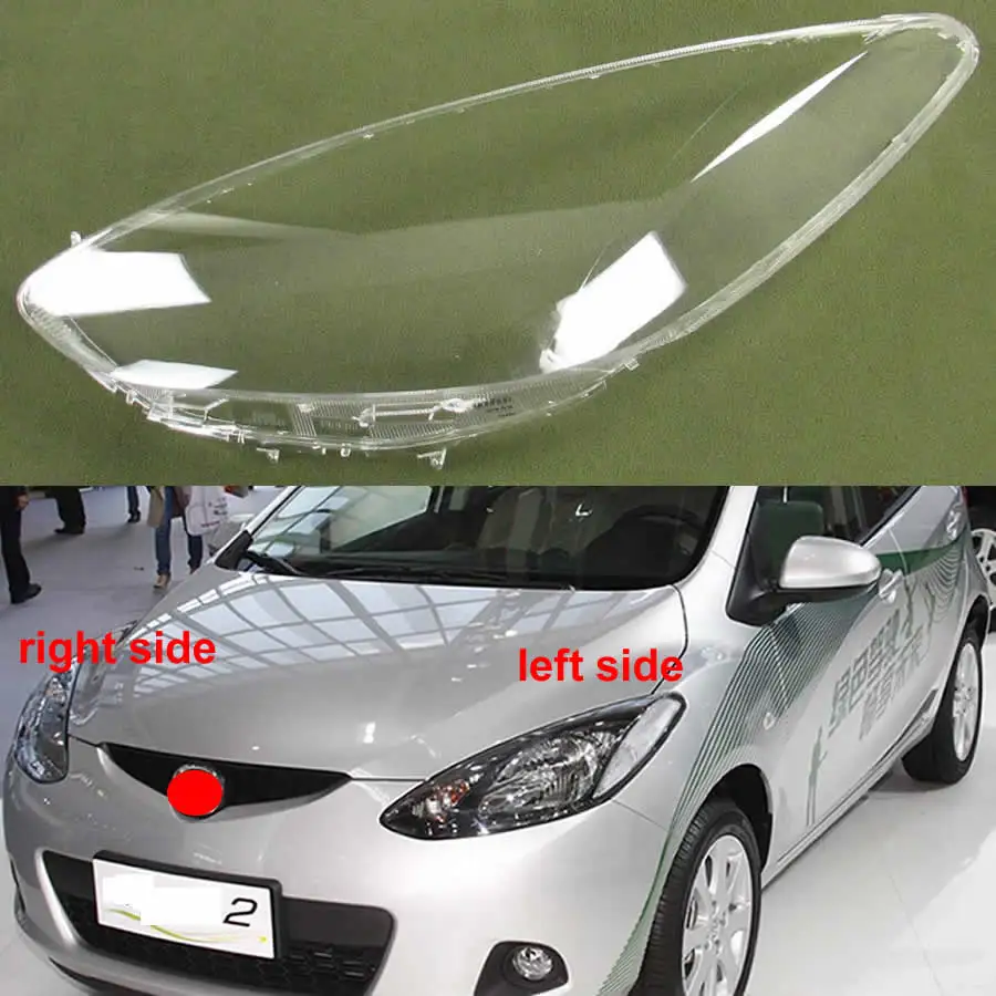Чехол для фар прозрачный чехол стеклянный крышка линз стекло Mazda 2 M2 2008 2009 2010 2011