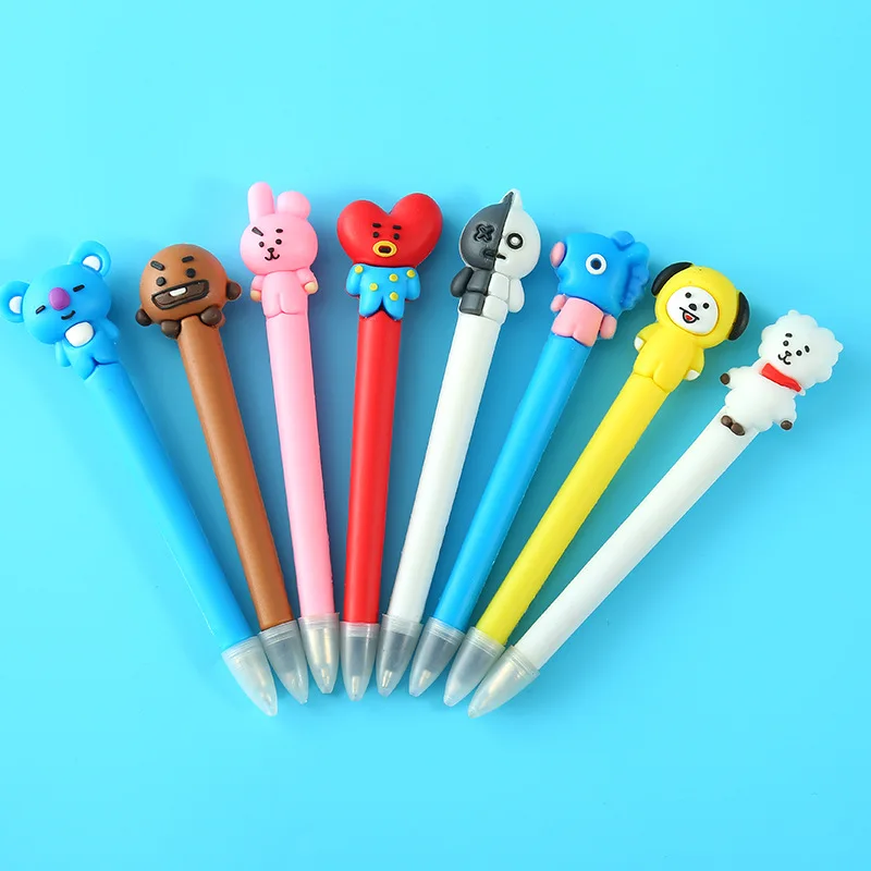 Стирающаяся ученическая мультяшная творческая ручка милая аниме канцелярия