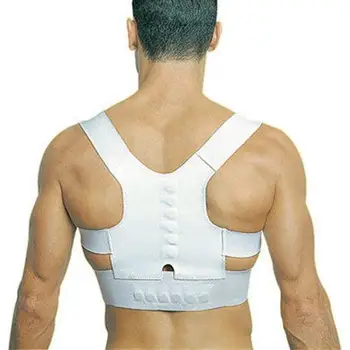 

Adjustable Magnetic Back Shoulder Support Brace Posture Corrector Belt Band Belt Lumbar Strap Pain Relief Posture Waist Trimme