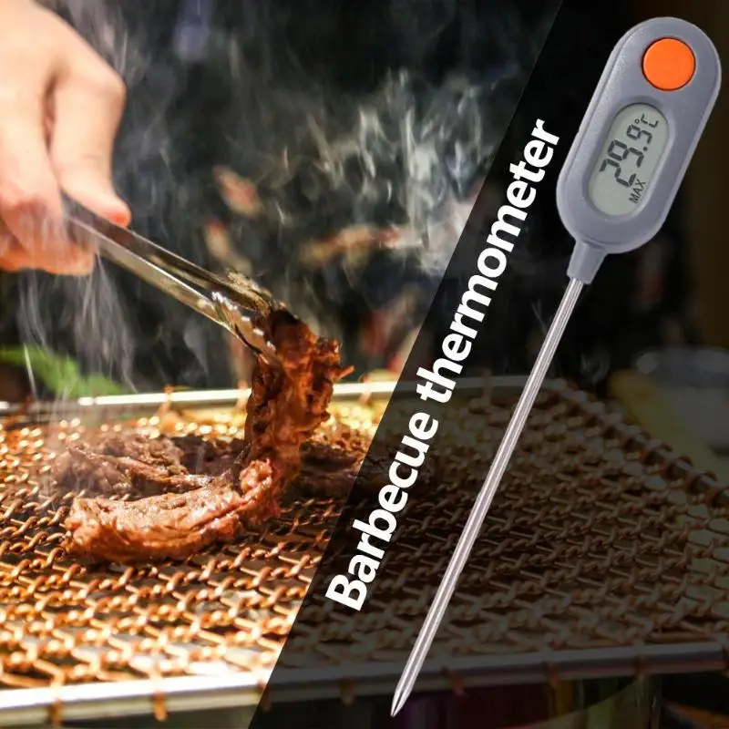 ЖК-дисплей цифровой кухонный зонд для мяса барбекю термометр температуры