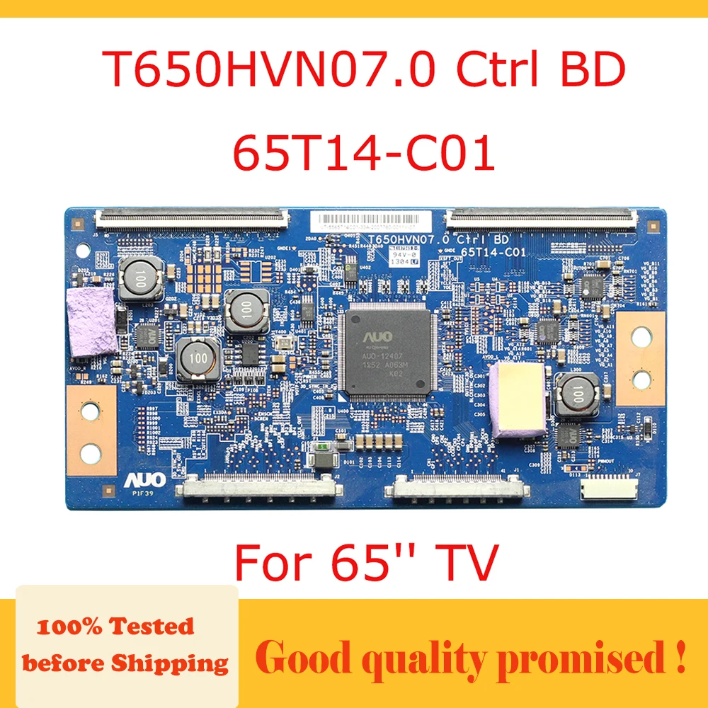 T-con T650HVN07.0 Ctrl BD 65T14-C01 65 tv inch Logic Board оригинальный teste de placa Бесплатная доставка |