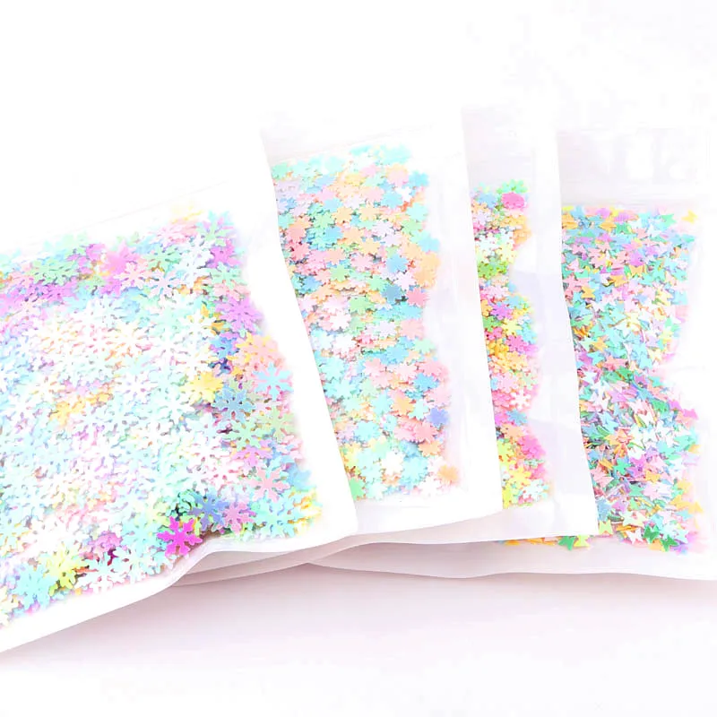 Разноцветные Блестки для ногтей разных цветов блестящие звезды ракушки сакуры