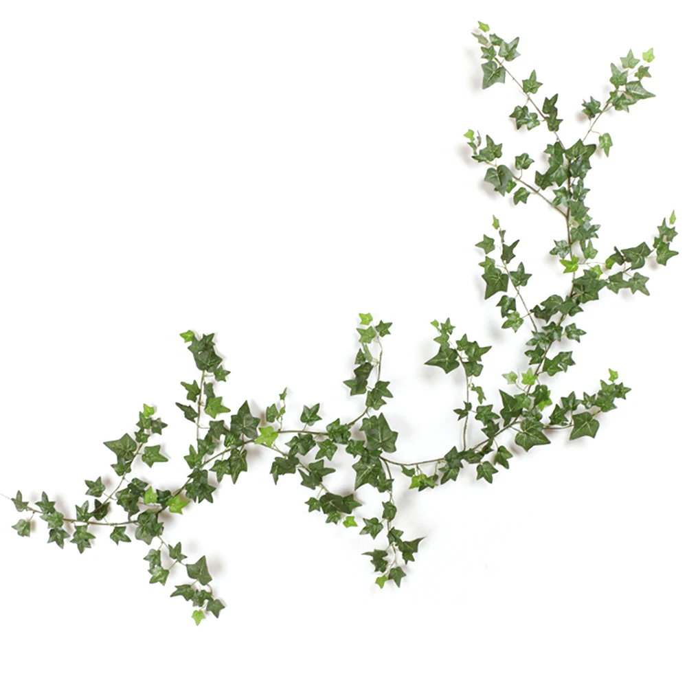 2,0 м искусственный Плющ растения-гирлянды зеленого листа искусственная Виноградная лоза листва цветочный Декор для дома пластик искусственная цветочная гирлянда из ротанга лоза