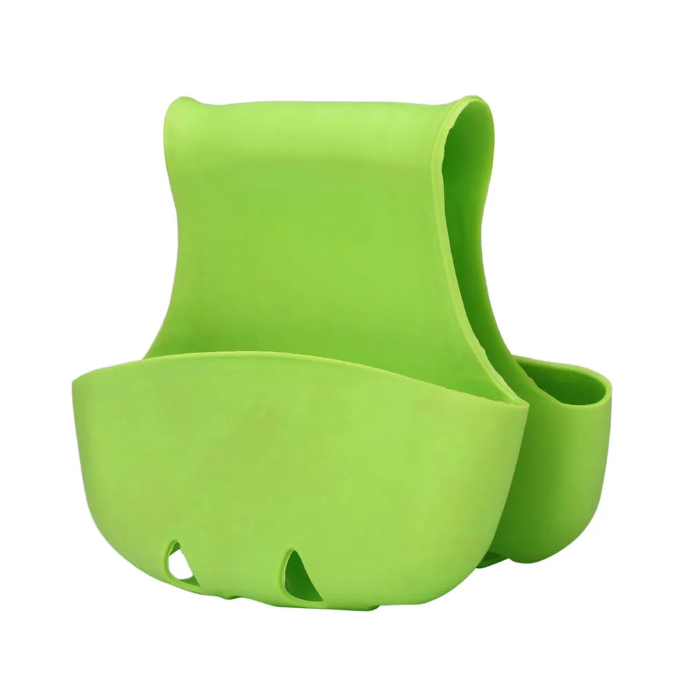 1PC Drain basket rack Double Sink Caddy Saddle Style Kitchen Organizer Storage Sponge Holder Rack Tool Kitchen supplies