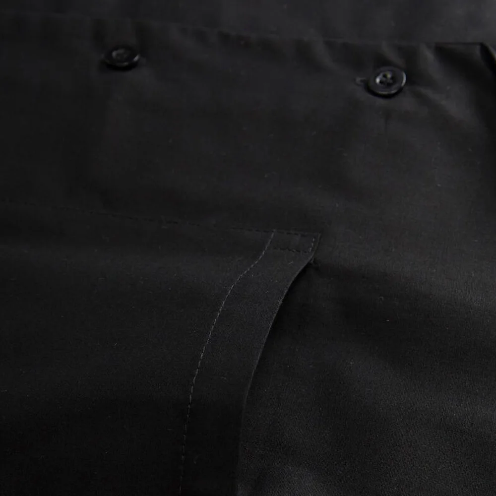 Вышивка черные мужские повседневные рубашки с коротким рукавом Летние Гавайские рубашки размера плюс мужские кнопки Slim Fit кактус женские