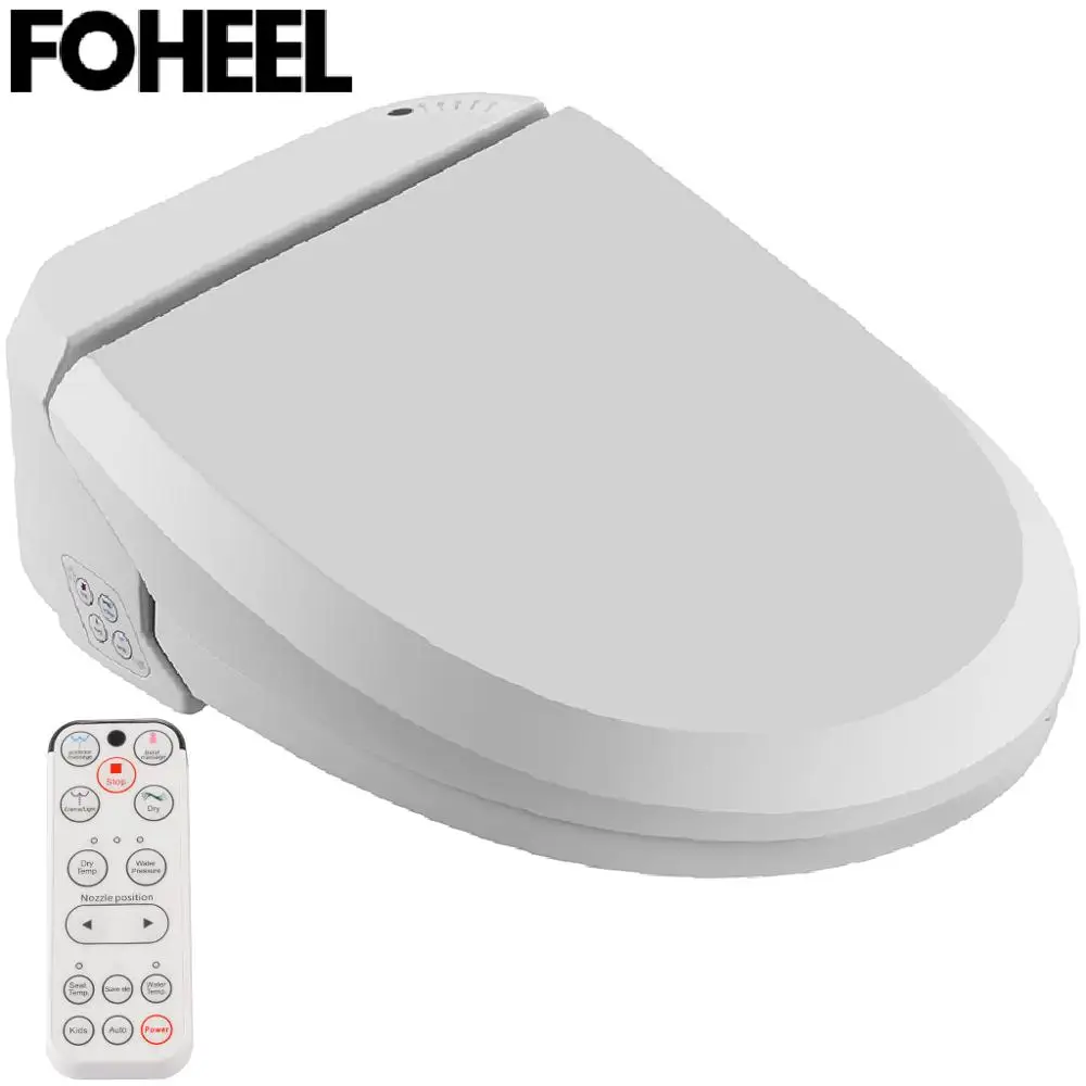 FOHEEL Intelligent Toilet Seat Electric Bidet Cover Bidet Heat Clean