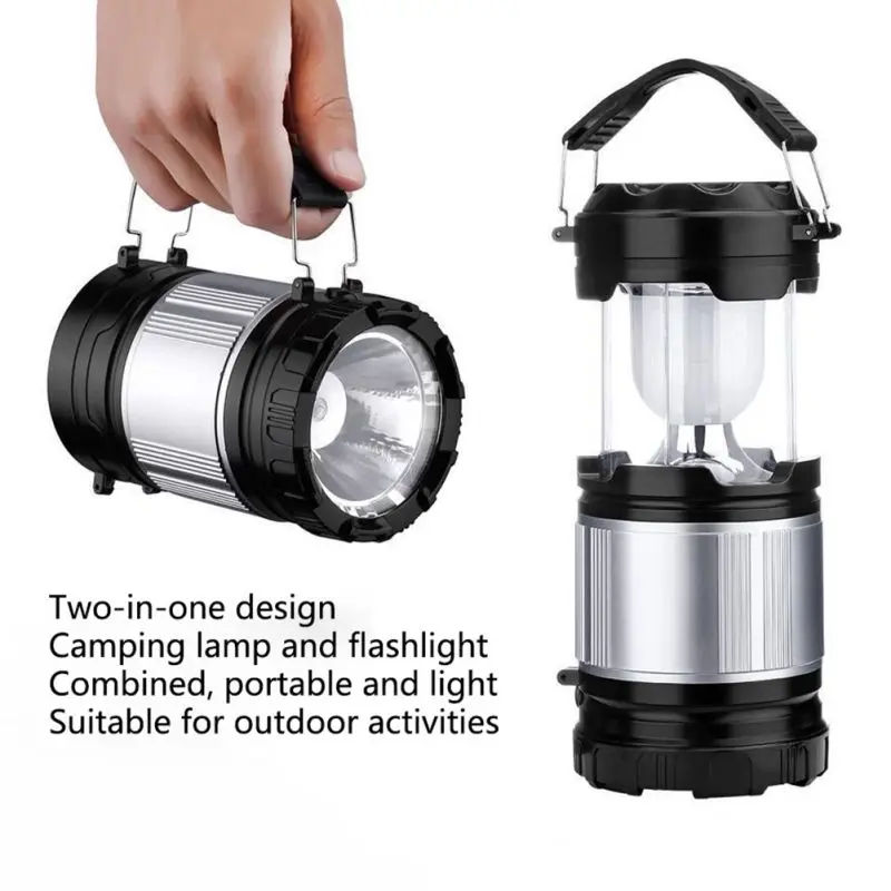 

Portable Chargable Solar Power Rechargeable Battery LED Flashlight Outdoor Camping Tent Light Lantern Lamp