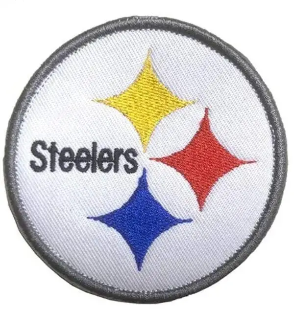 

Antrix Tactical Patch of NFL Football Steelers Sign Logo Applique Fastener Hook and Loop Military Badge Morale Patch